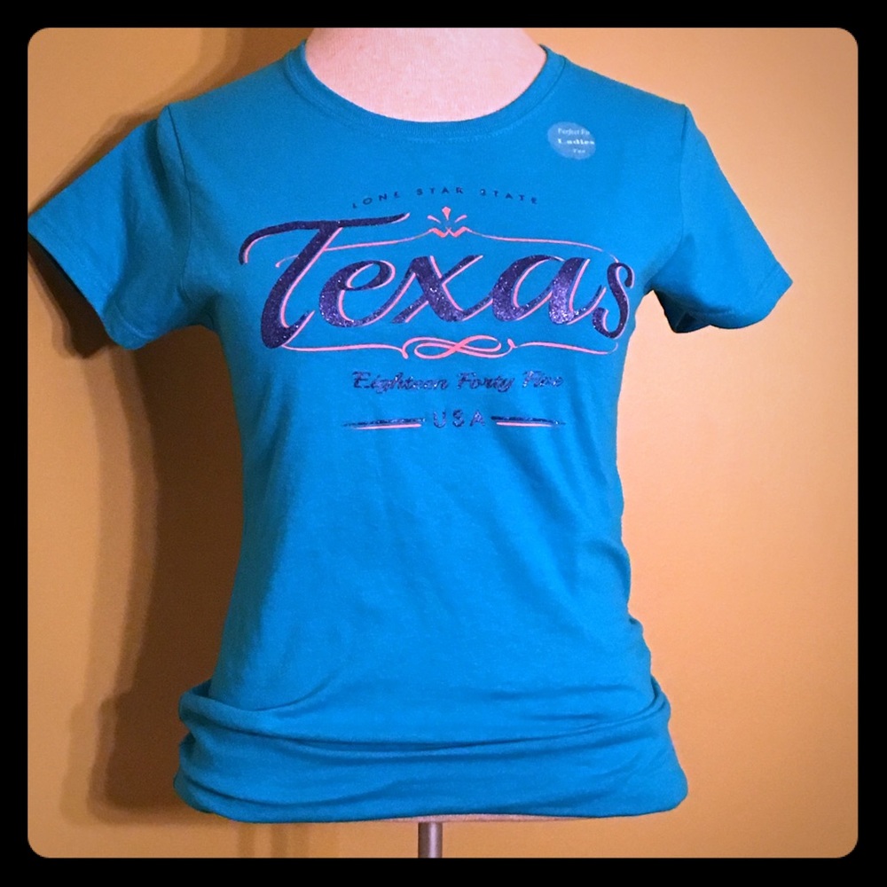 GILDAN HEAVY COTTON TEXAS TEE-💙NEW💙